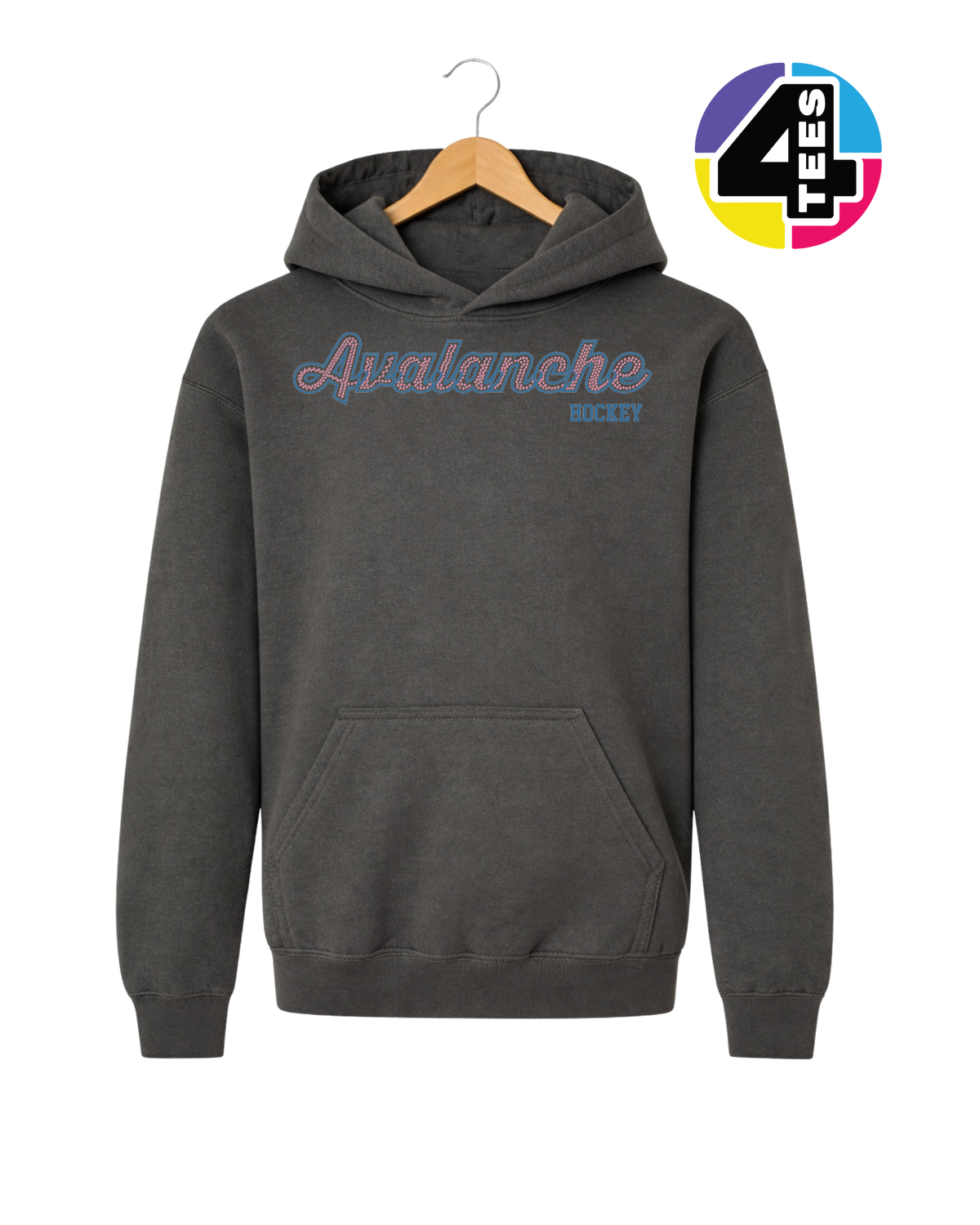 Avalanche Spangle Hockey Youth Hoodie