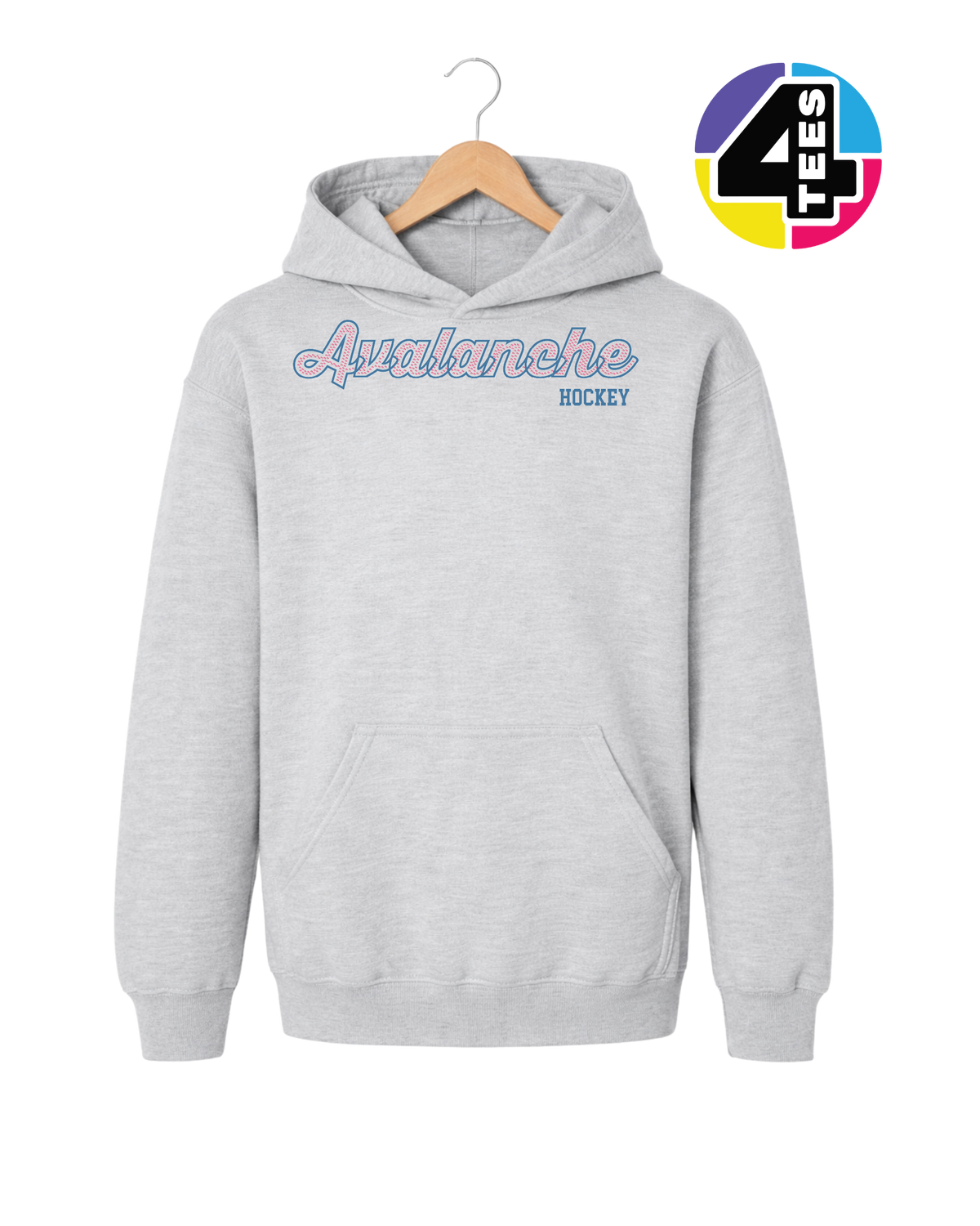 Avalanche Spangle Hockey Youth Hoodie