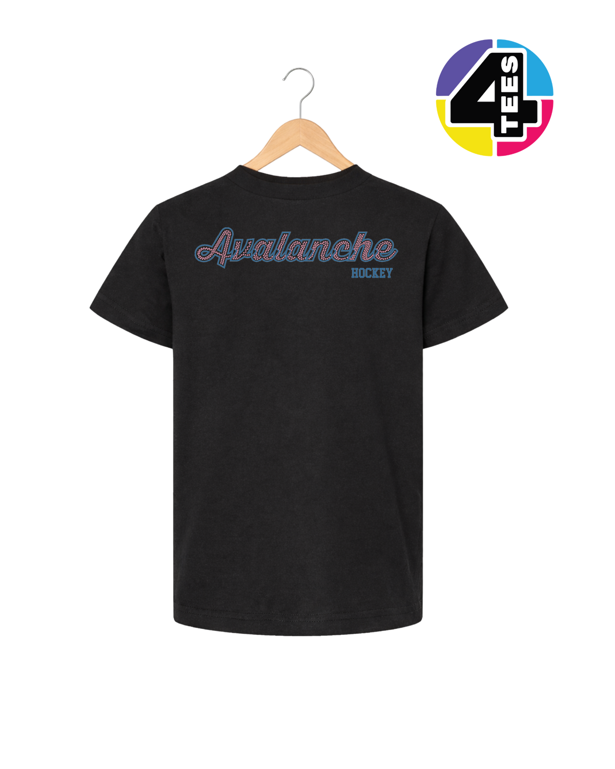 Avalanche Spangle Hockey Youth Tee