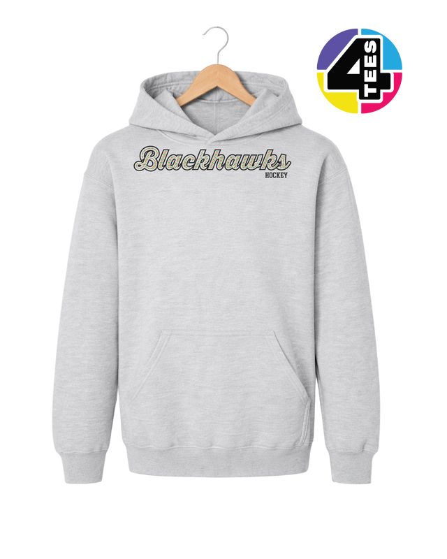Blackhawks Spangle Hockey Youth Hoodie