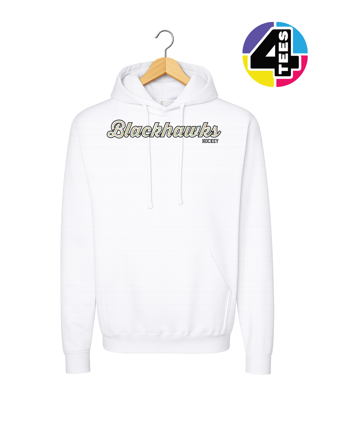 Blackhawks Spangle Hockey Hoodie