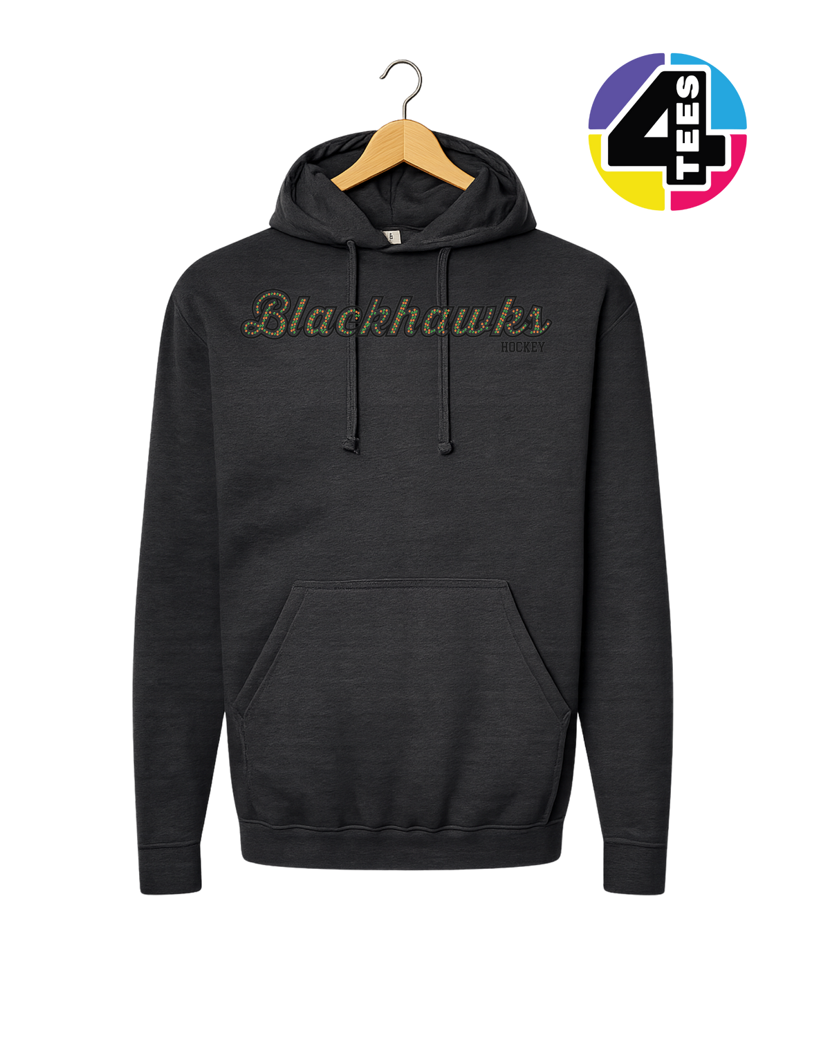 Blackhawks Spangle Hockey Hoodie