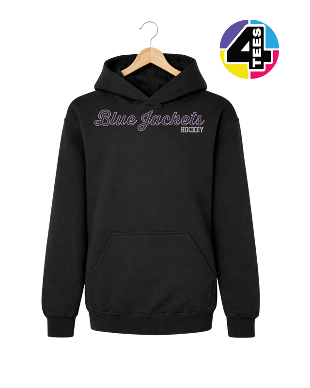 Bluejacket Spangle Hockey Youth Hoodie