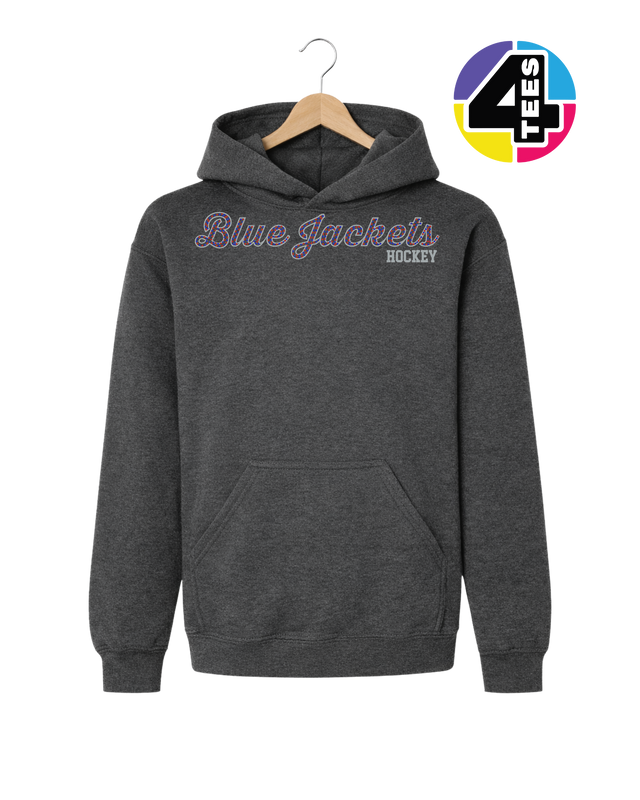Bluejacket Spangle Hockey Youth Hoodie