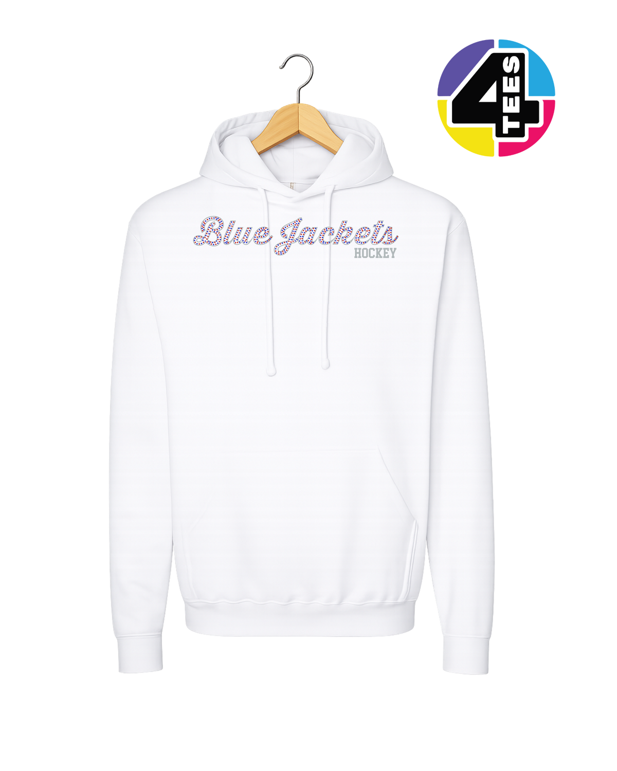 Bluejacket Spangle Hockey Hoodie
