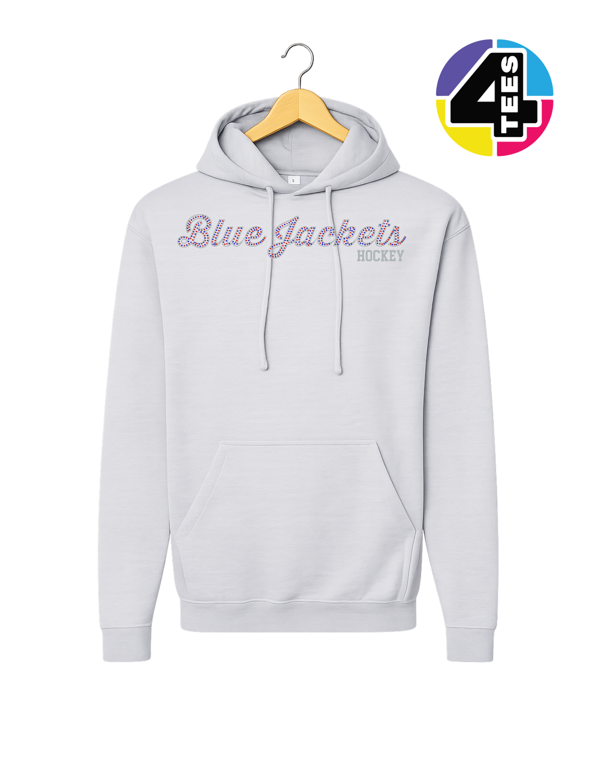 Bluejacket Spangle Hockey Hoodie