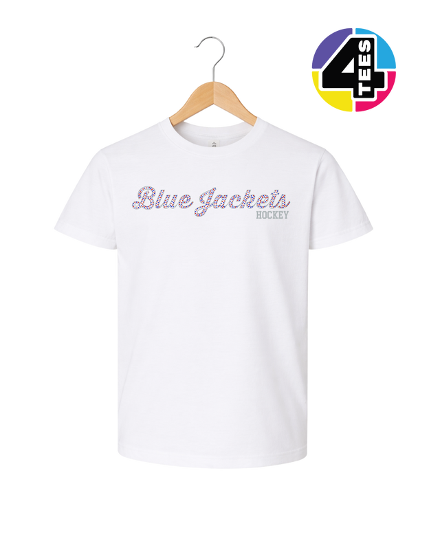 Bluejacket Spangle Hockey Youth Tee