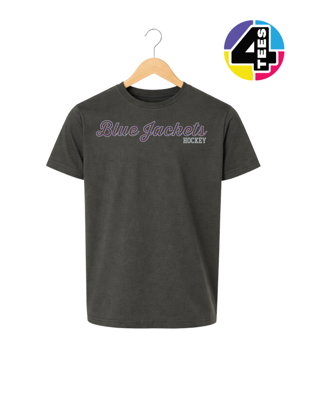 Bluejacket Spangle Hockey Youth Tee
