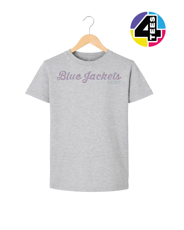 Bluejacket Spangle Hockey Youth Tee