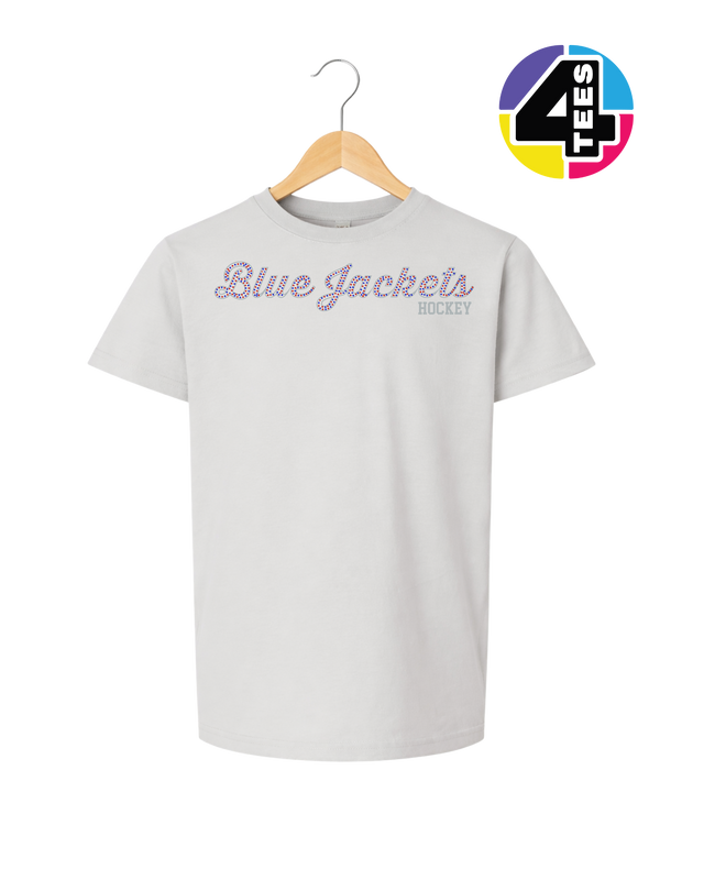 Bluejacket Spangle Hockey Youth Tee