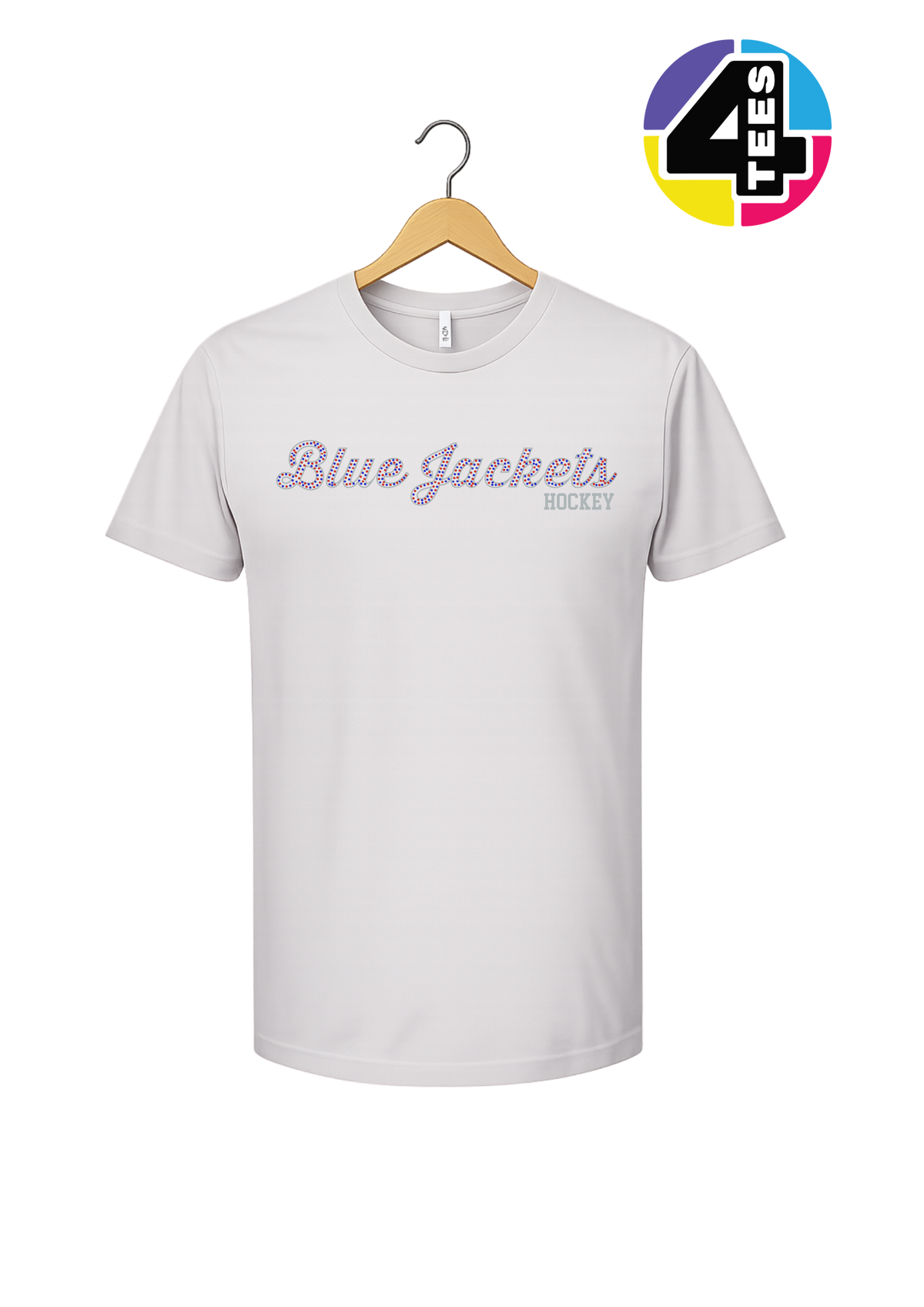Bluejacket Spangle Hockey Tee