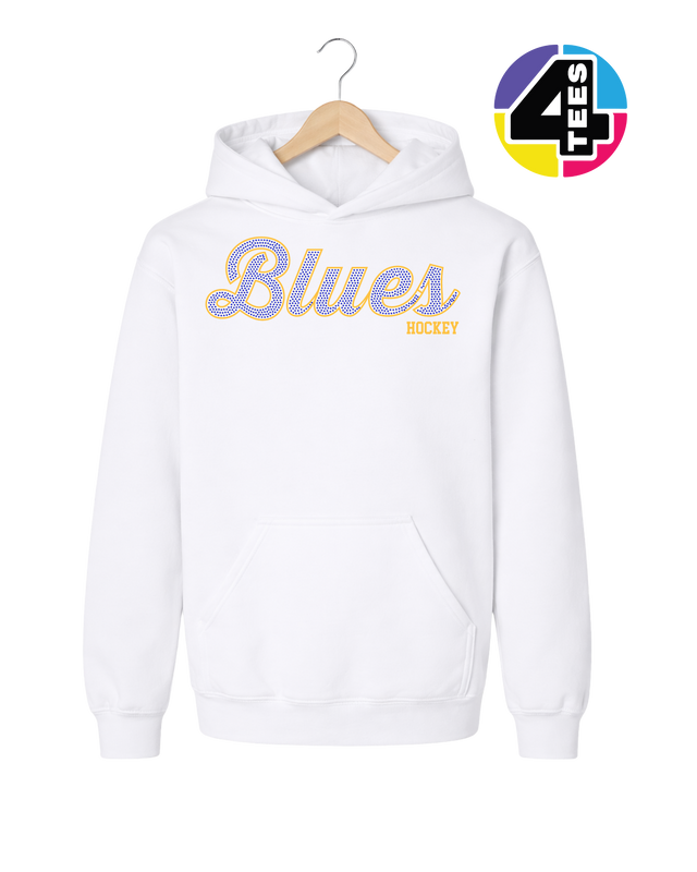 Blues Spangle Hockey Youth Hoodie