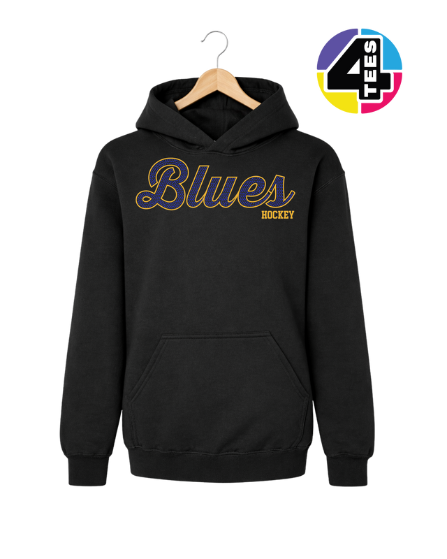 Blues Spangle Hockey Youth Hoodie