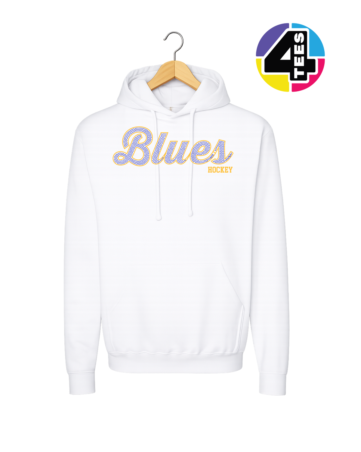 Blues Spangle Hockey Hoodie