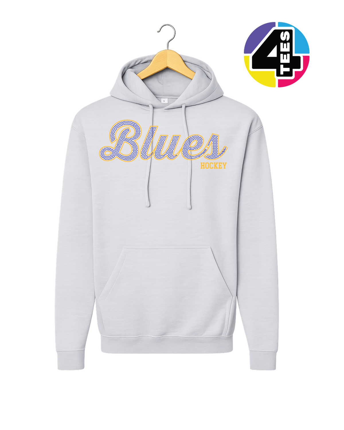 Blues Spangle Hockey Hoodie