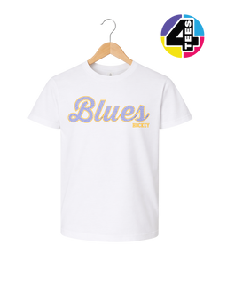 Blues Spangle Hockey Youth Tee