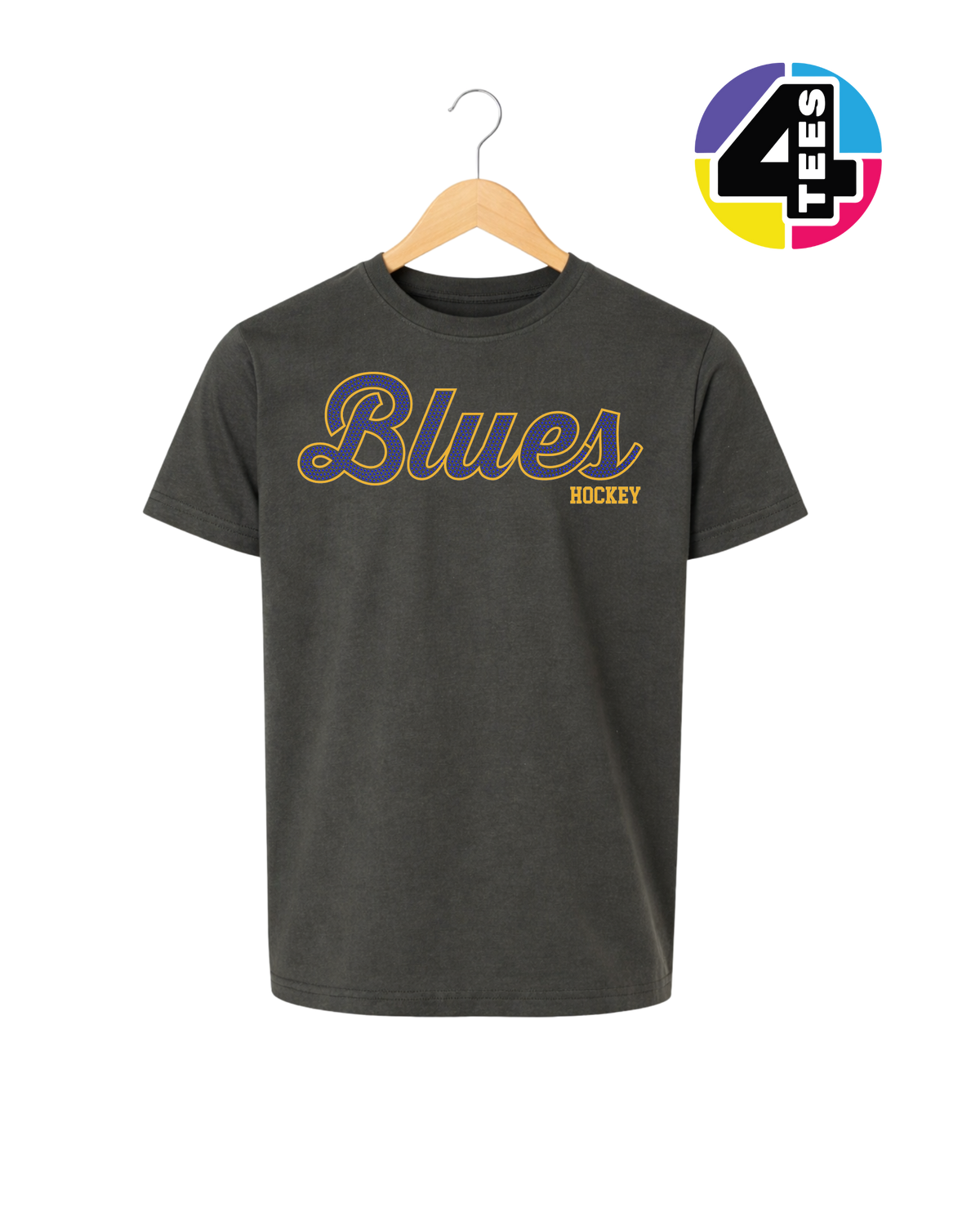 Blues Spangle Hockey Youth Tee