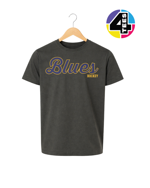 Blues Spangle Hockey Youth Tee