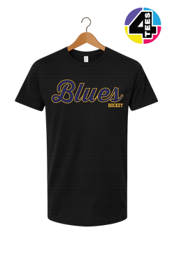 Blues Spangle Hockey Tee
