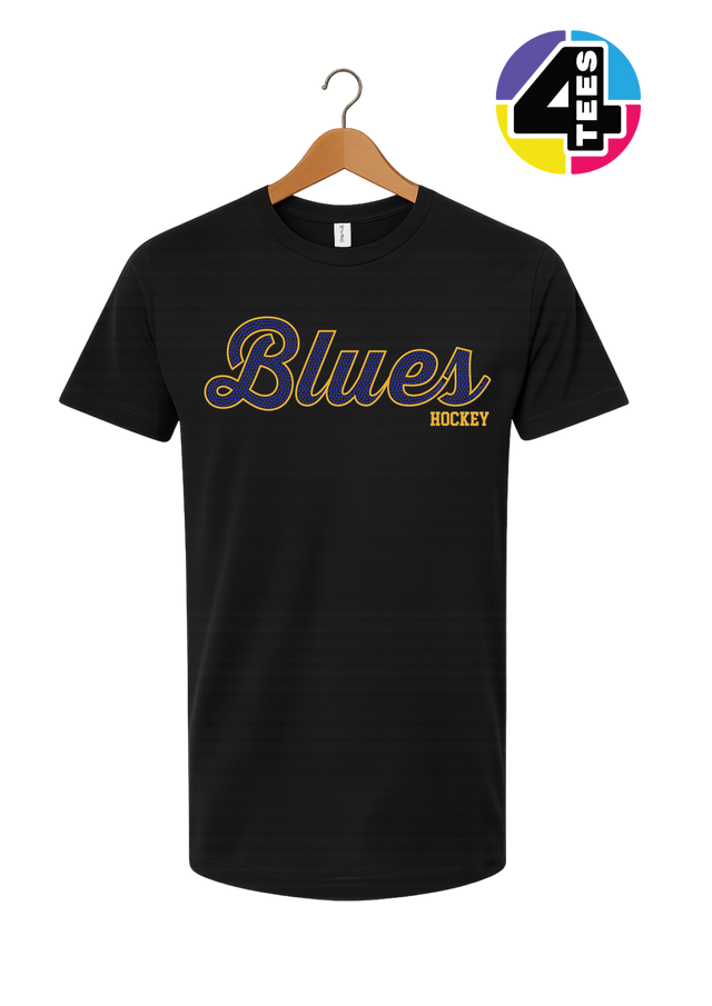 Blues Spangle Hockey Tee
