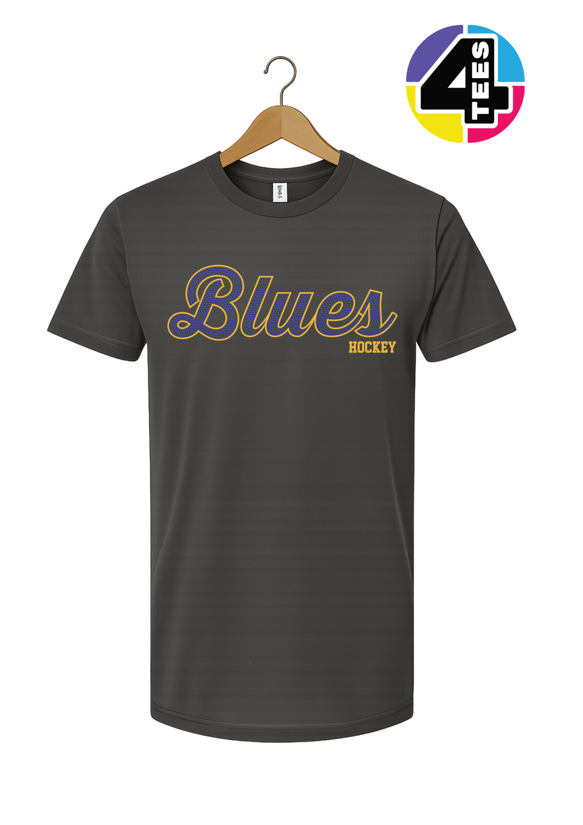 Blues Spangle Hockey Tee