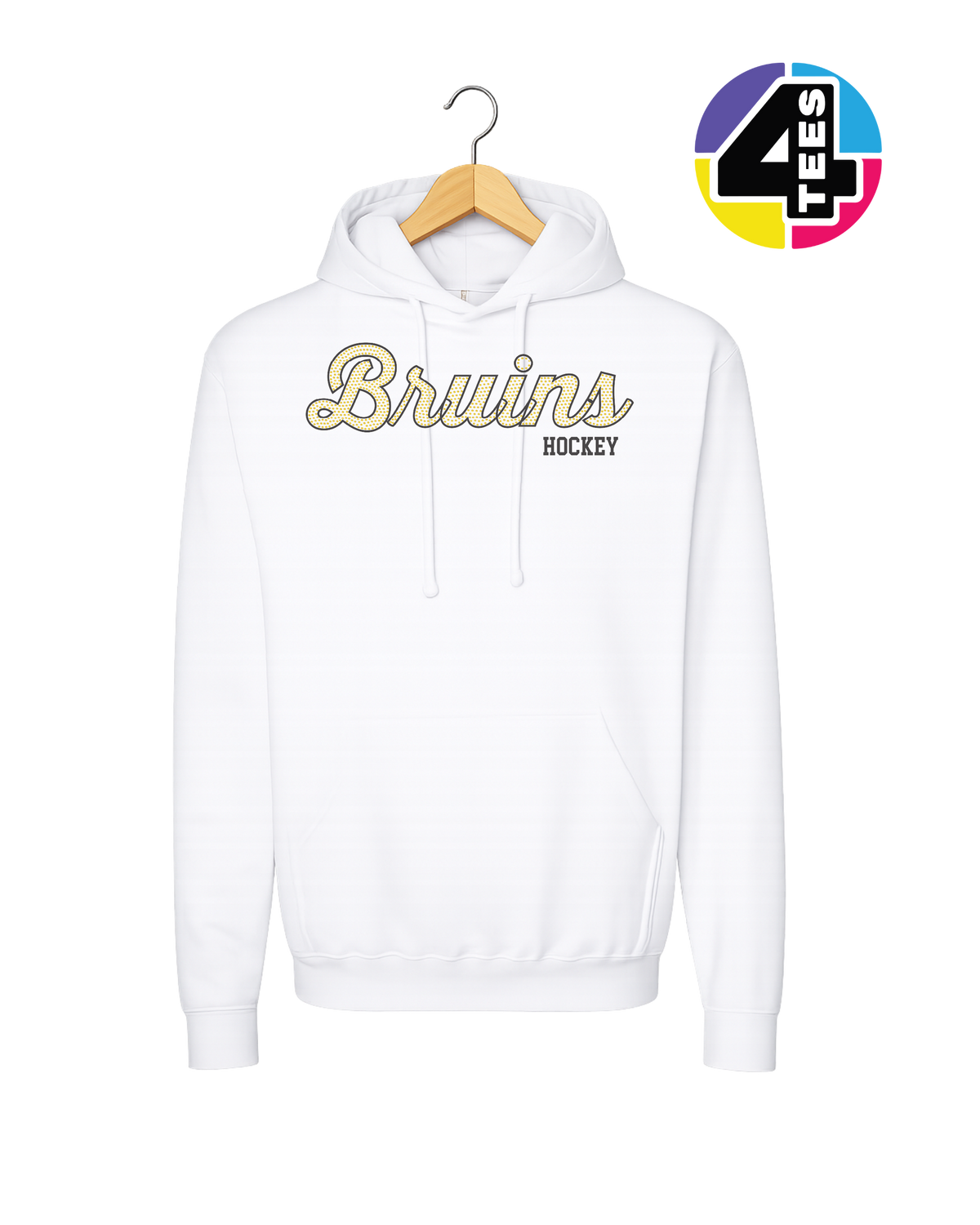 Bruins Hockey Spangle Hoodie