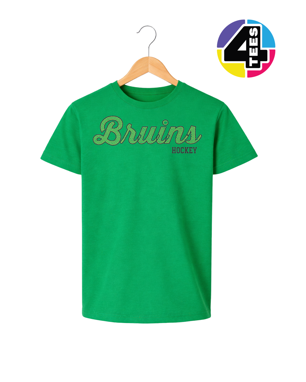 Bruins Hockey Spangle Youth Tee