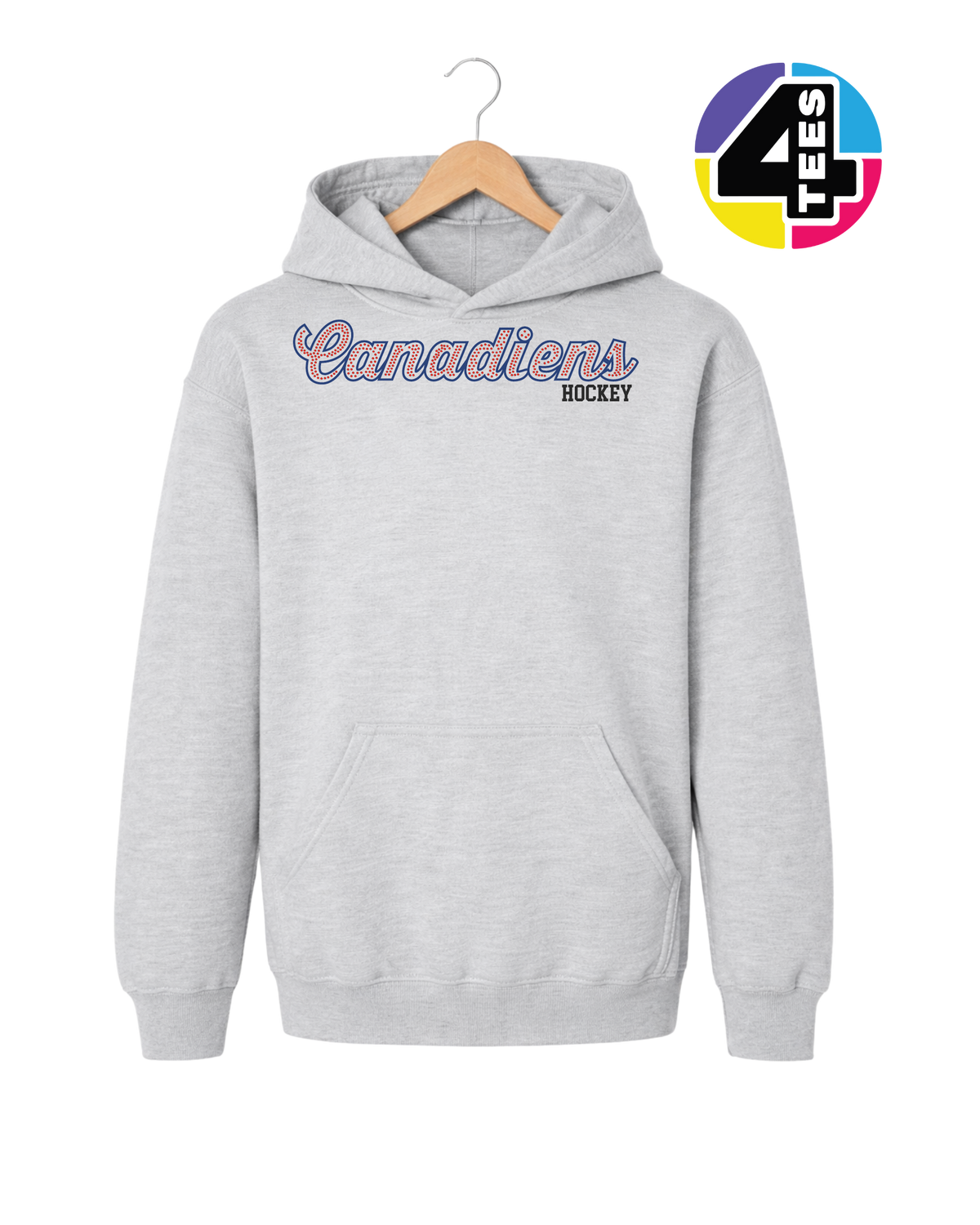 Canadies Hockey Spangle Youth Hoodie