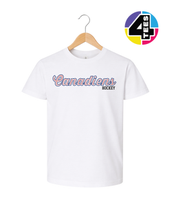 Canadies Hockey Spangle Youth Tee