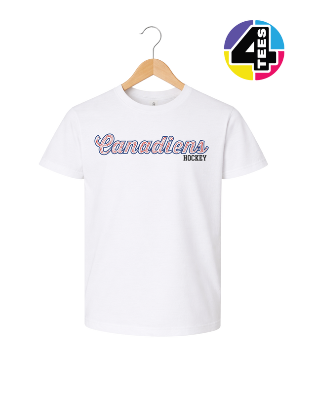 Canadies Hockey Spangle Youth Tee