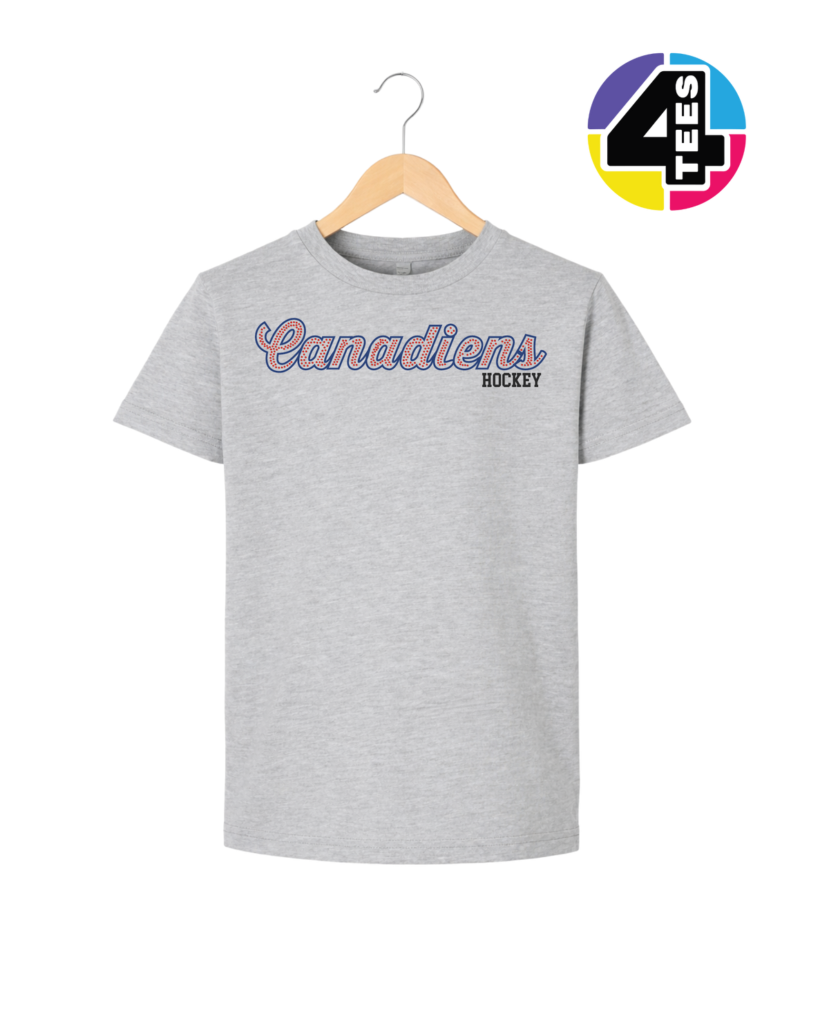 Canadies Hockey Spangle Youth Tee