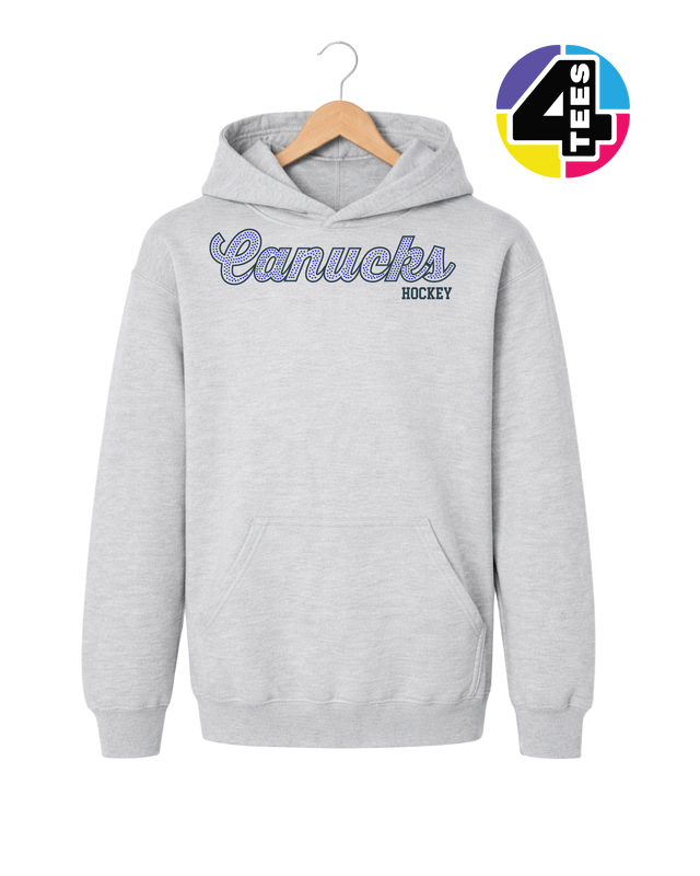 Canucks Hockey Spangle Youth Hoodie