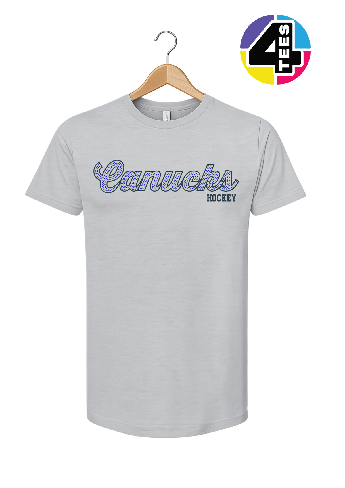 Canucks Hockey Spangle Tee