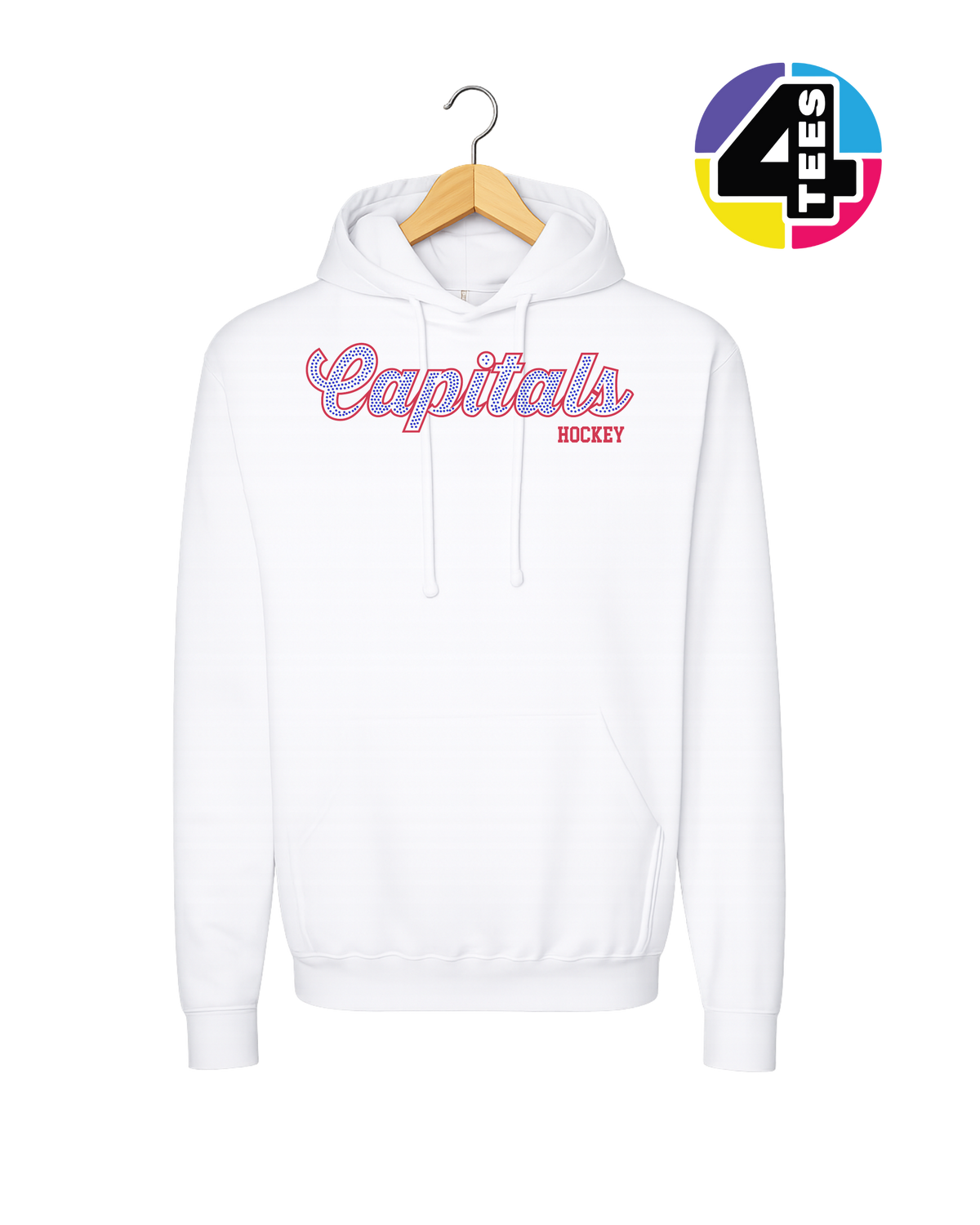Capitals Hockey Spangle Hoodie