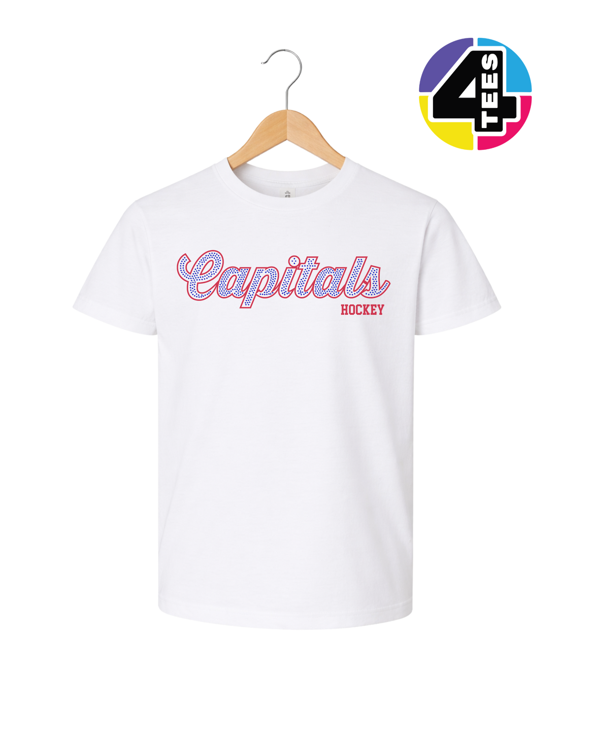 Capitals Hockey Spangle Youth Tee