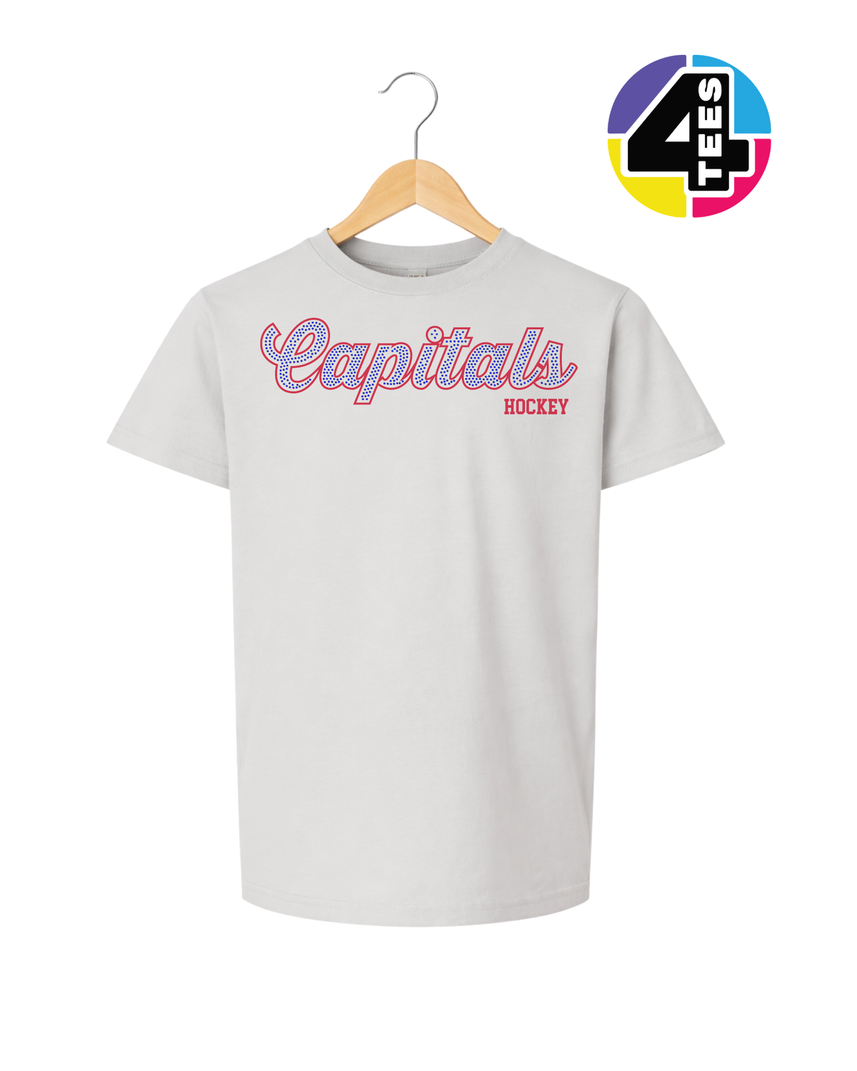 Capitals Hockey Spangle Youth Tee
