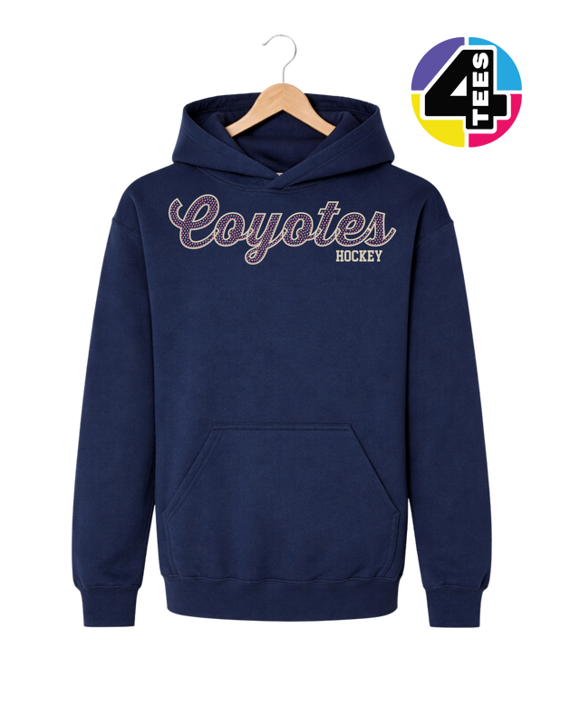 Coyotes Hockey Spangle Youth Hoodie
