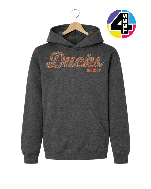 Ducks Hockey Spangle Youth Hoodie
