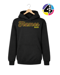 Flames Hockey Spangle Youth Hoodie