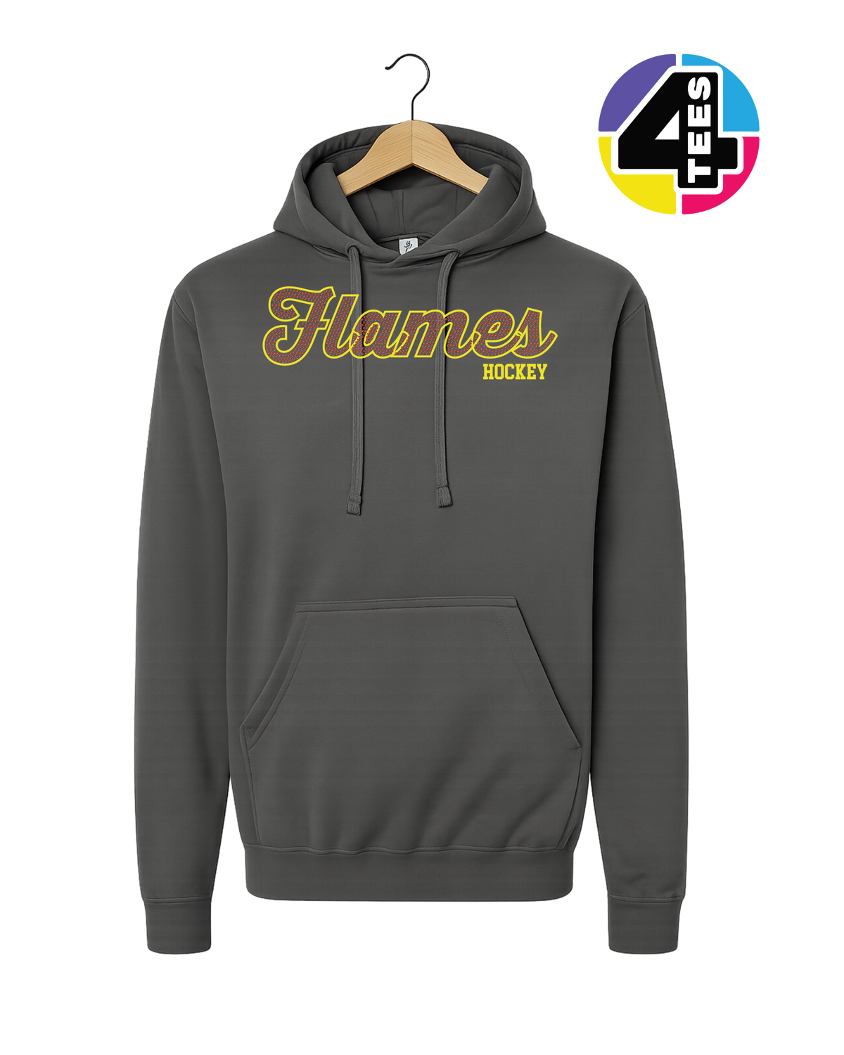 Flames Hockey Spangle Hoodie