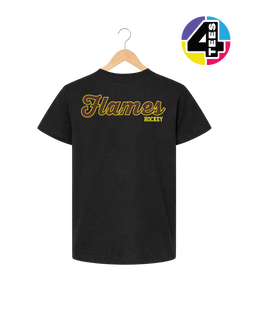 Flames Hockey Spangle Youth Tee