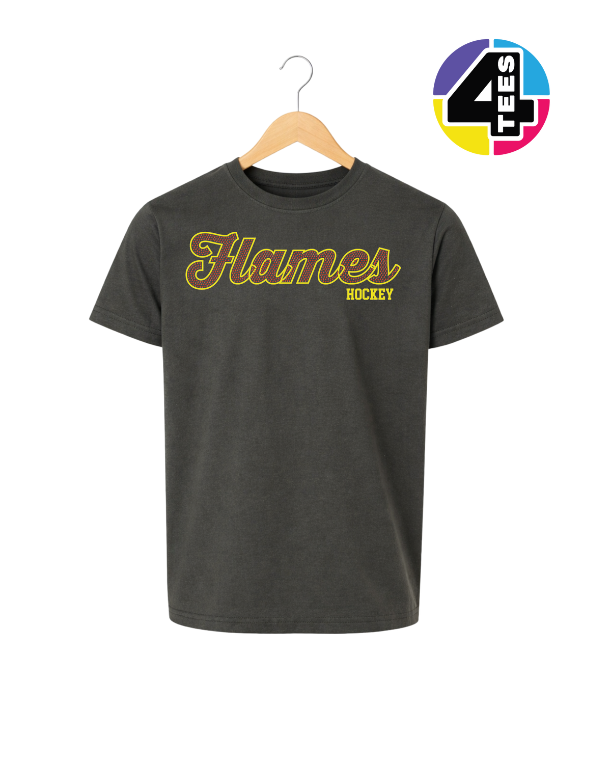 Flames Hockey Spangle Youth Tee