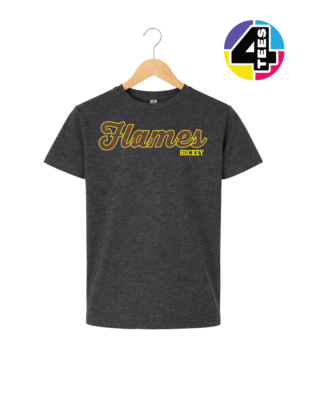 Flames Hockey Spangle Youth Tee