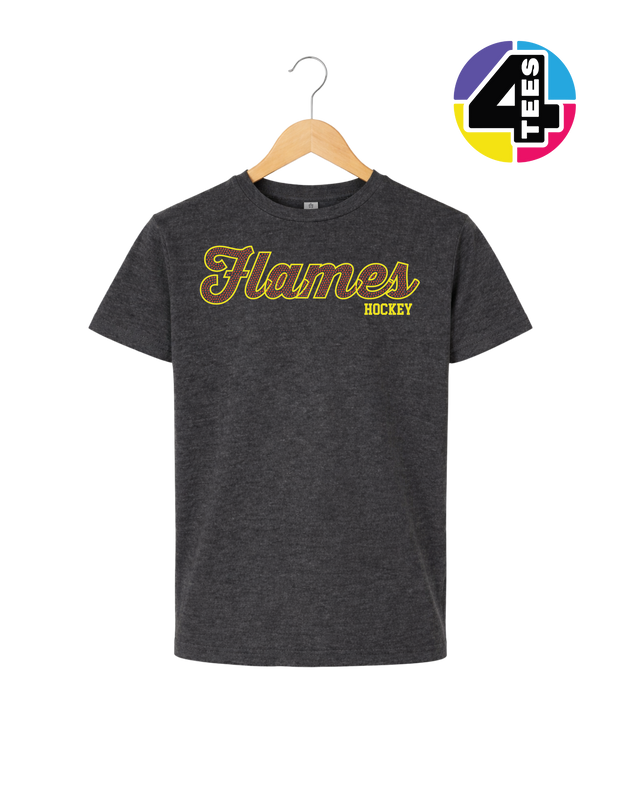 Flames Hockey Spangle Youth Tee