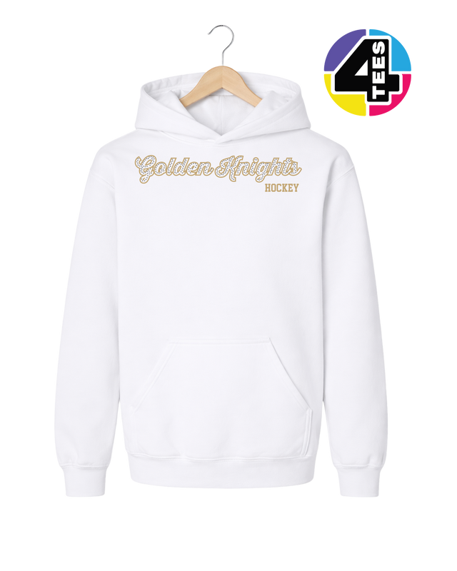 Golden Knights Hockey Spangle Youth Hoodie