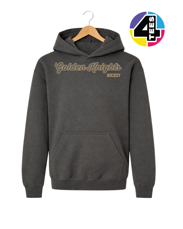 Golden Knights Hockey Spangle Youth Hoodie