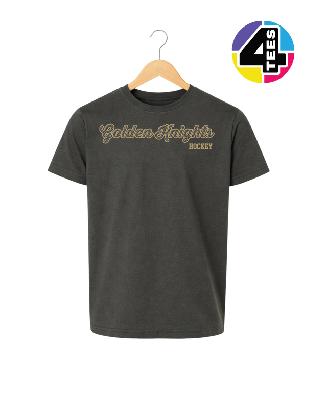 Golden Knights Hockey Spangle Youth Tee