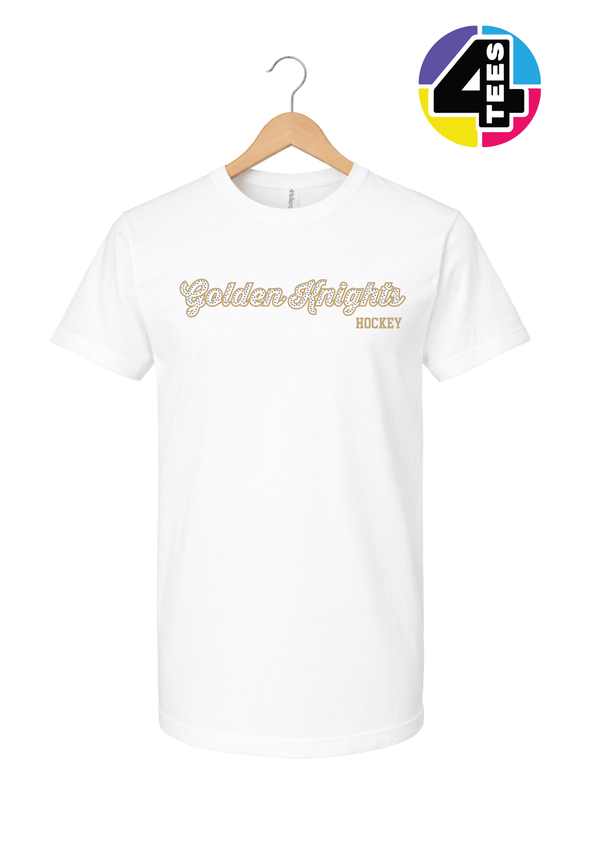 Golden Knights Hockey Spangle Tee