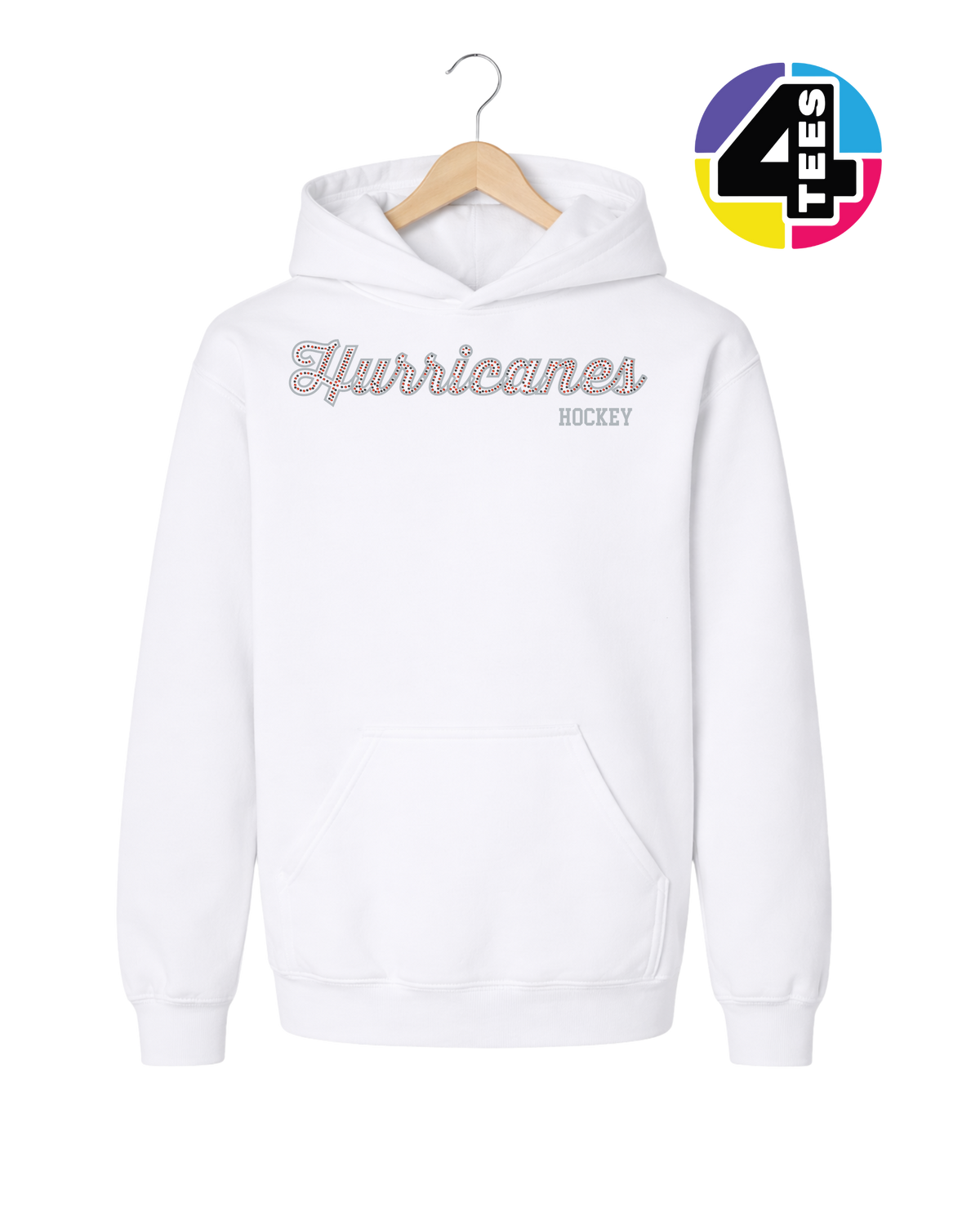 Hurricanes Hockey Spangle Youth Hoodie