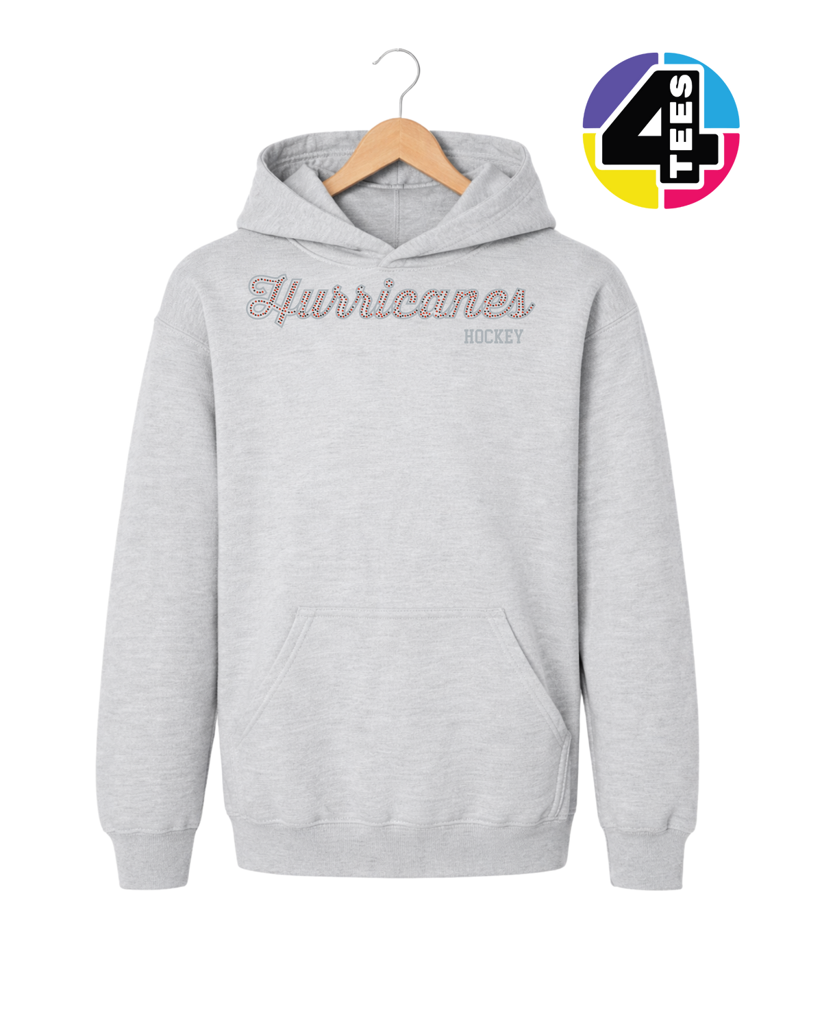 Hurricanes Hockey Spangle Youth Hoodie